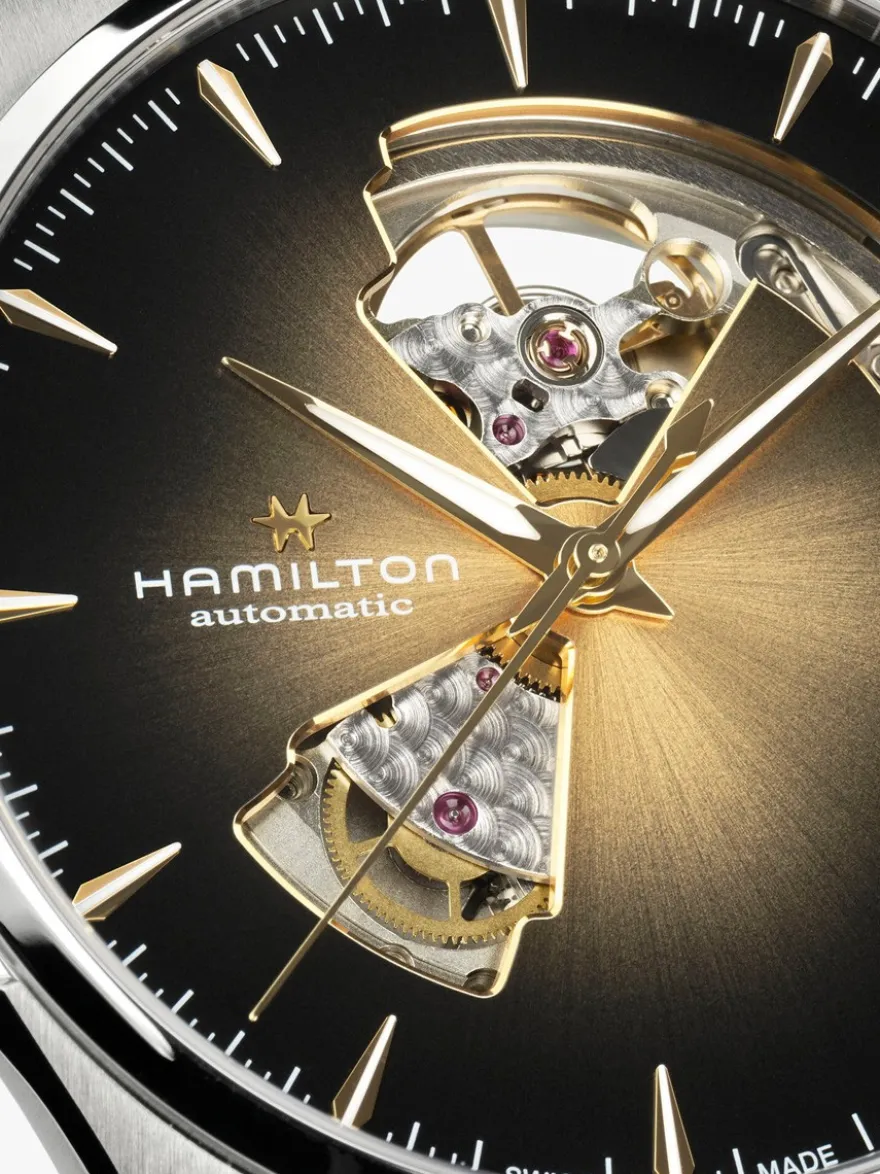 Hamilton Jazzmaster Open Heart 40mm H32675501 + Luxe Cadeau