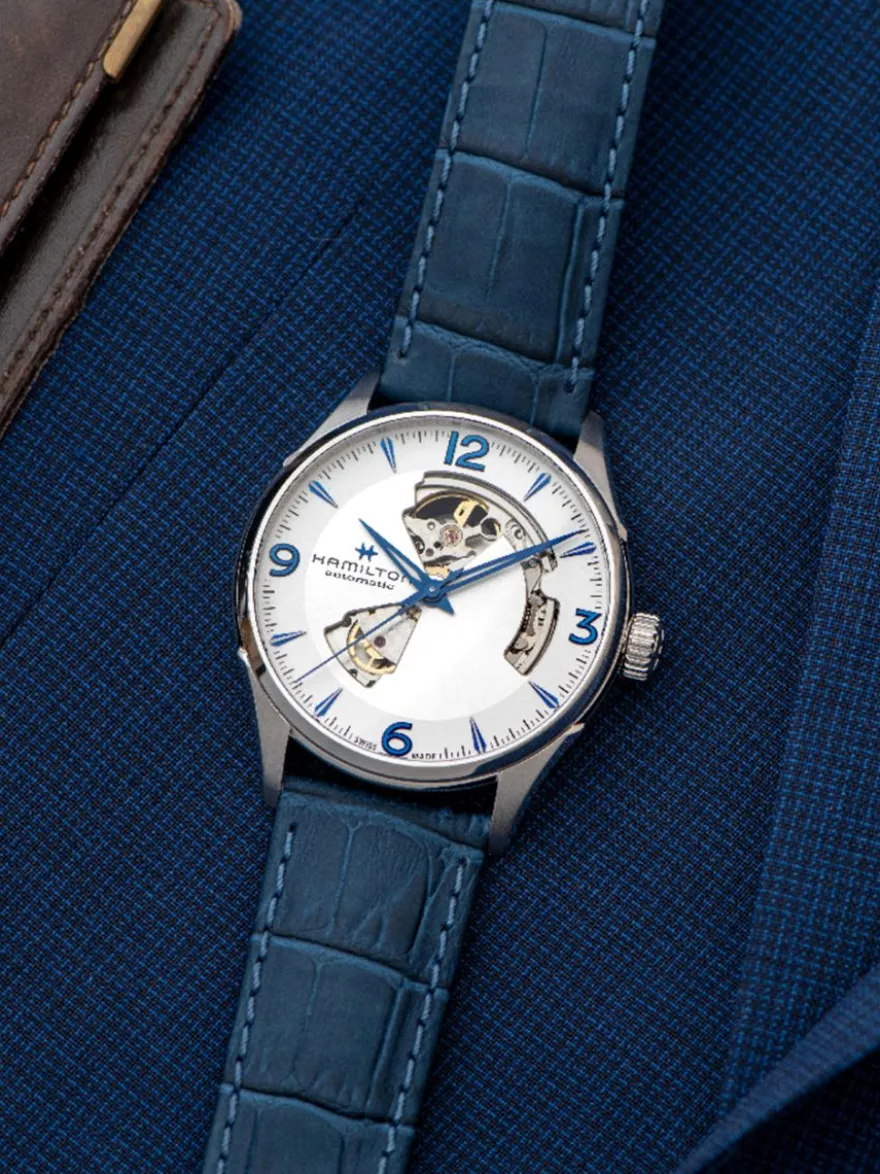 Hamilton Jazzmaster Open Heart H32705651 + Luxe Cadeau
