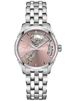 Hamilton Jazzmaster Open Heart Lady H32215170 + Luxe Cadeau