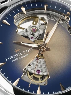 Hamilton Jazzmaster Open Heart Lady H32215101 + Luxe Cadeau
