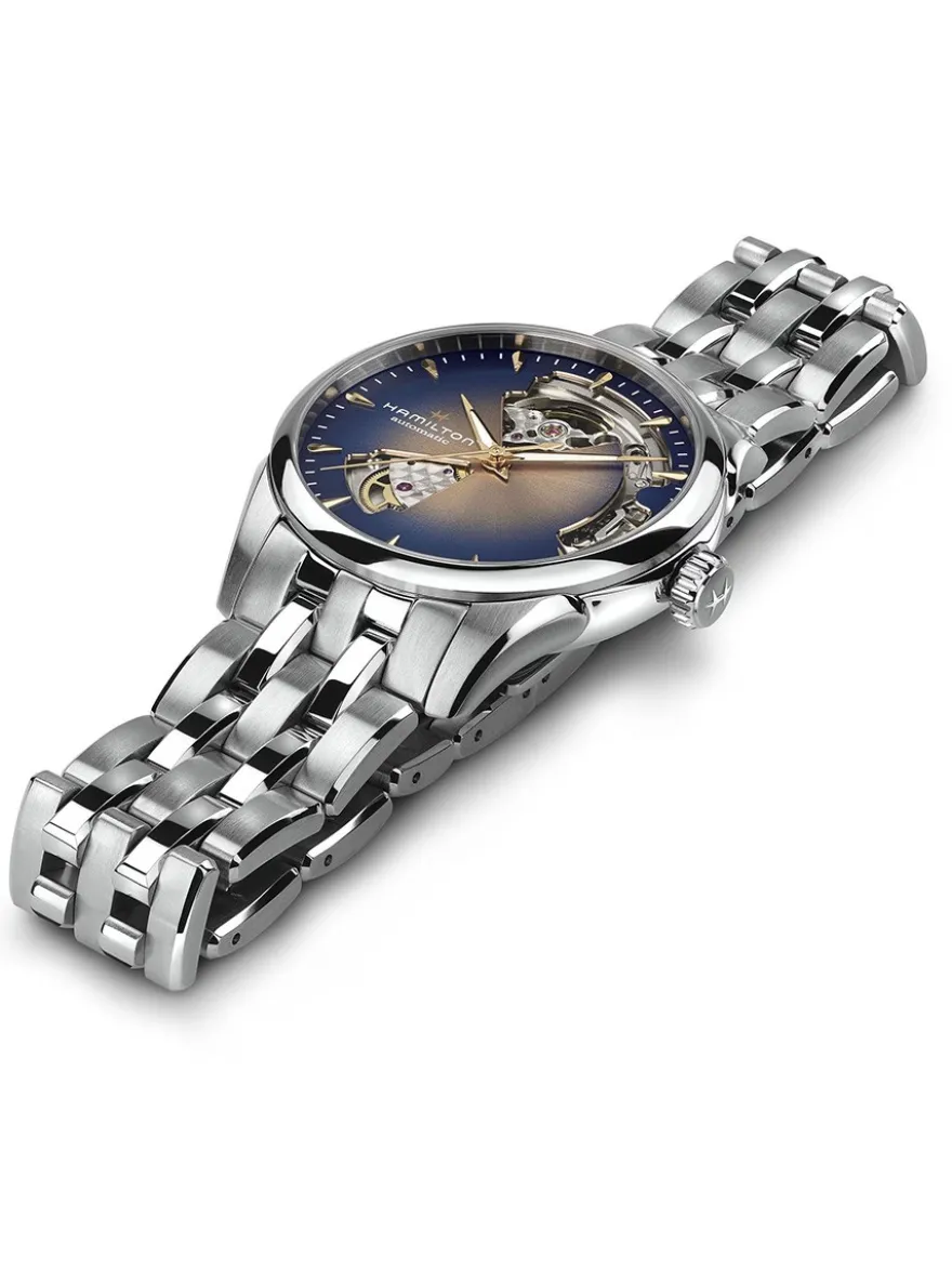 Hamilton Jazzmaster Open Heart Lady H32215101 + Luxe Cadeau