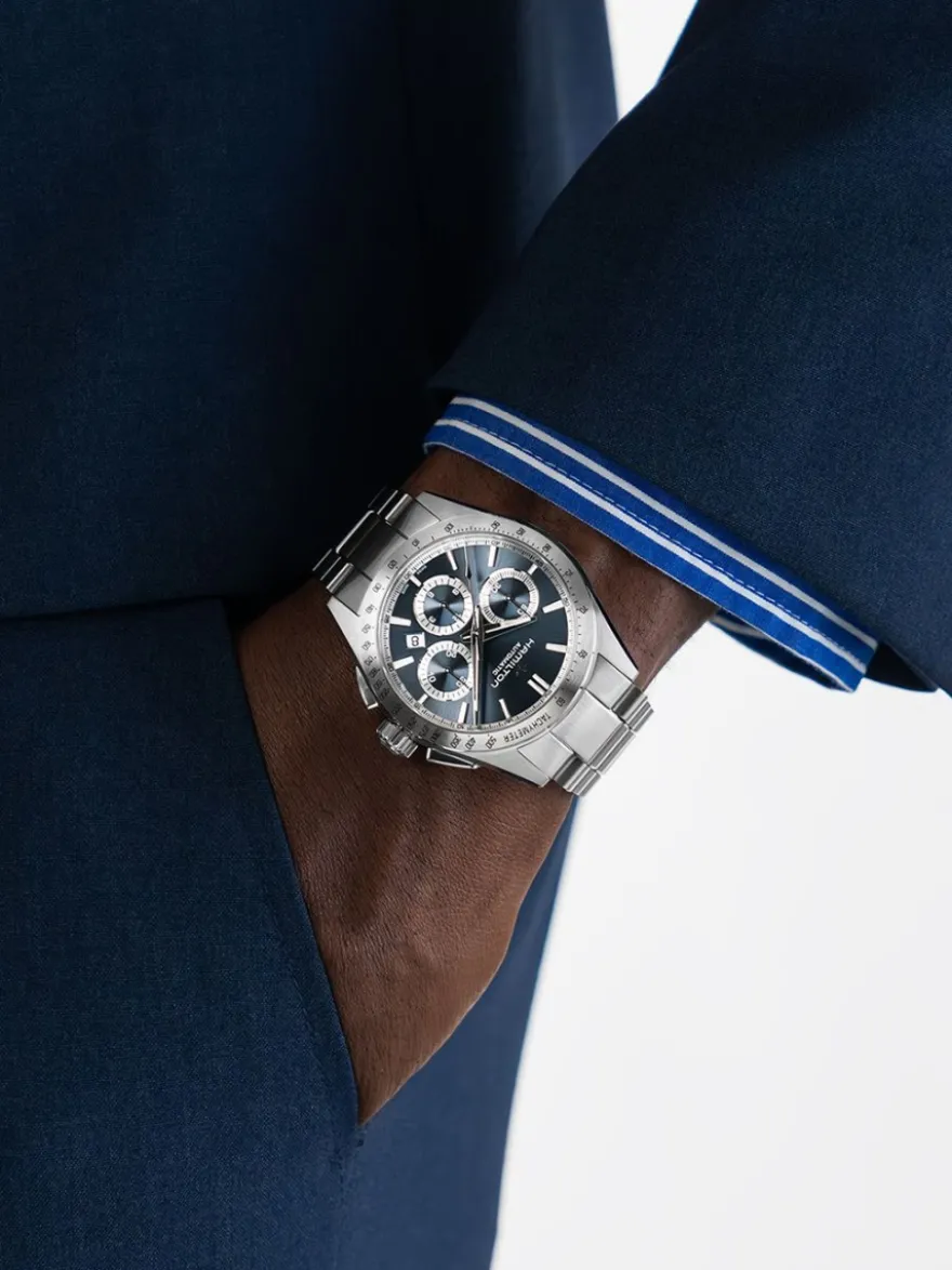 Hamilton Jazzmaster Performer Auto Chrono H36656140 + Luxe Cadeau