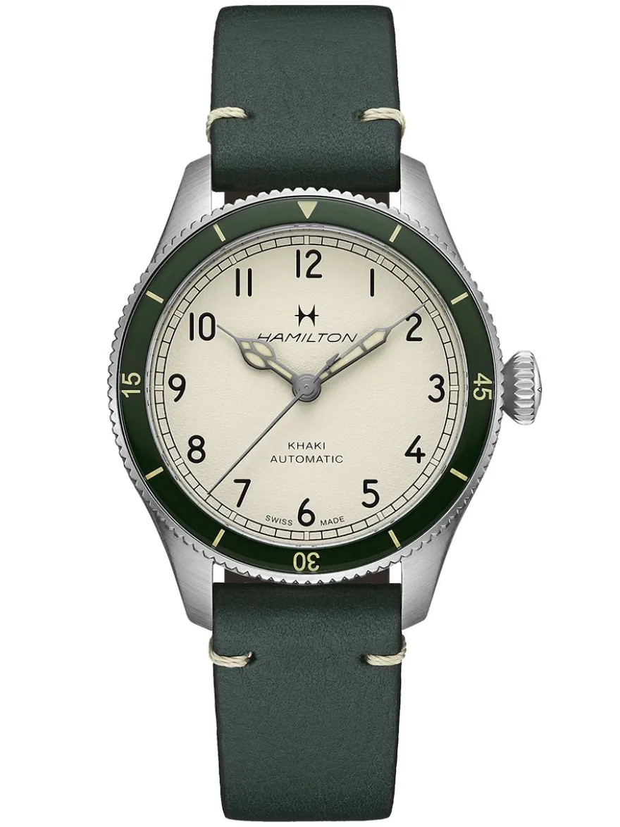 Hamilton Khaki Aviation Pilot Pioneer 38mm H76255810 + Luxe Cadeau