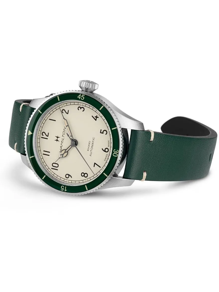 Hamilton Khaki Aviation Pilot Pioneer 38mm H76255810 + Luxe Cadeau