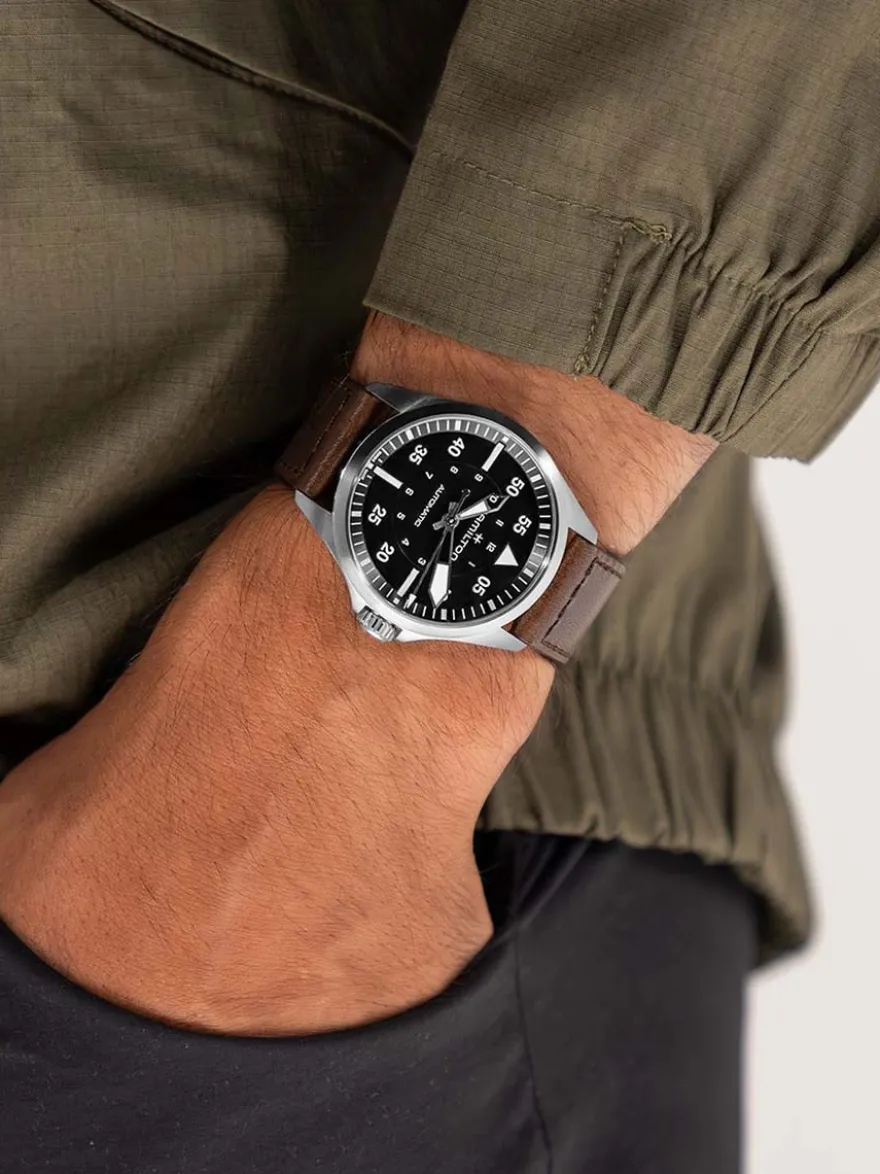 Hamilton Khaki Aviation Pilot H76305530 + Luxe Cadeau