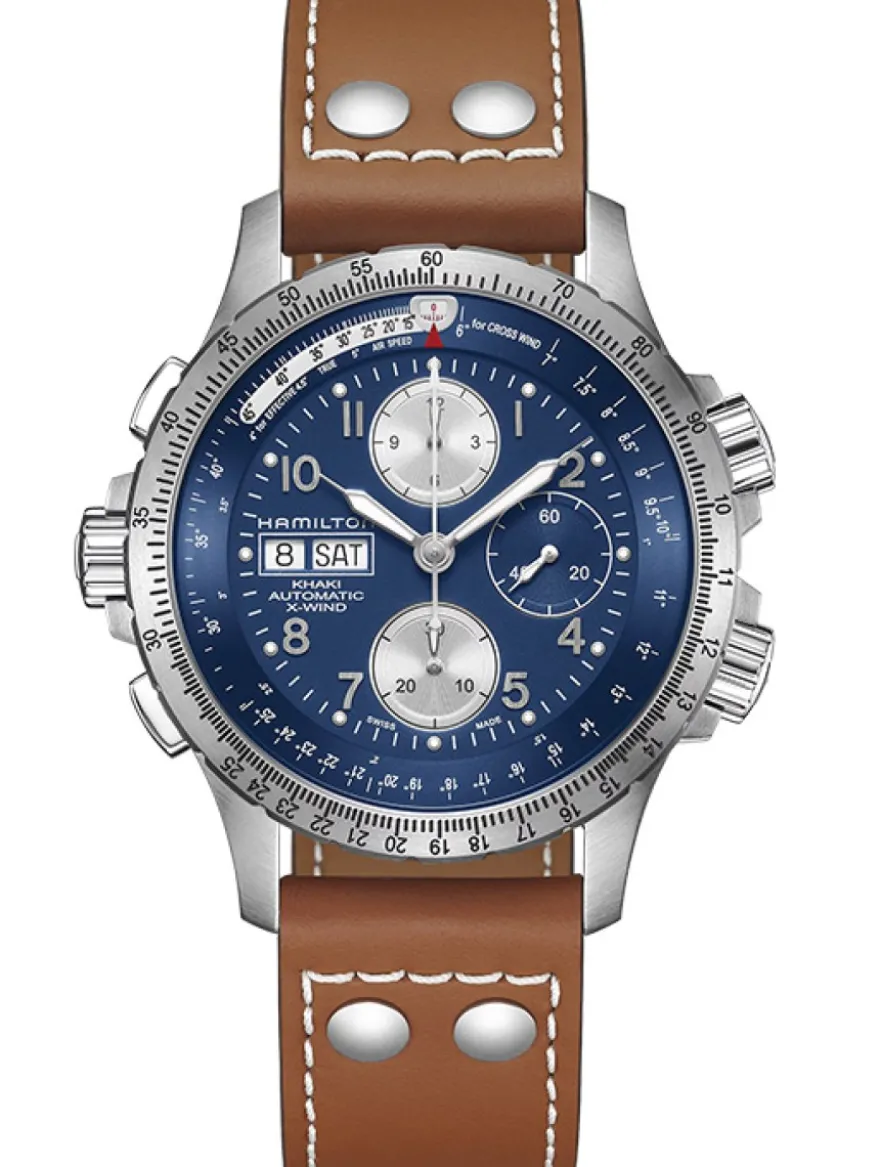 Hamilton Khaki Aviation X-Wind Chronograph H77506540 + Luxe Cadeau