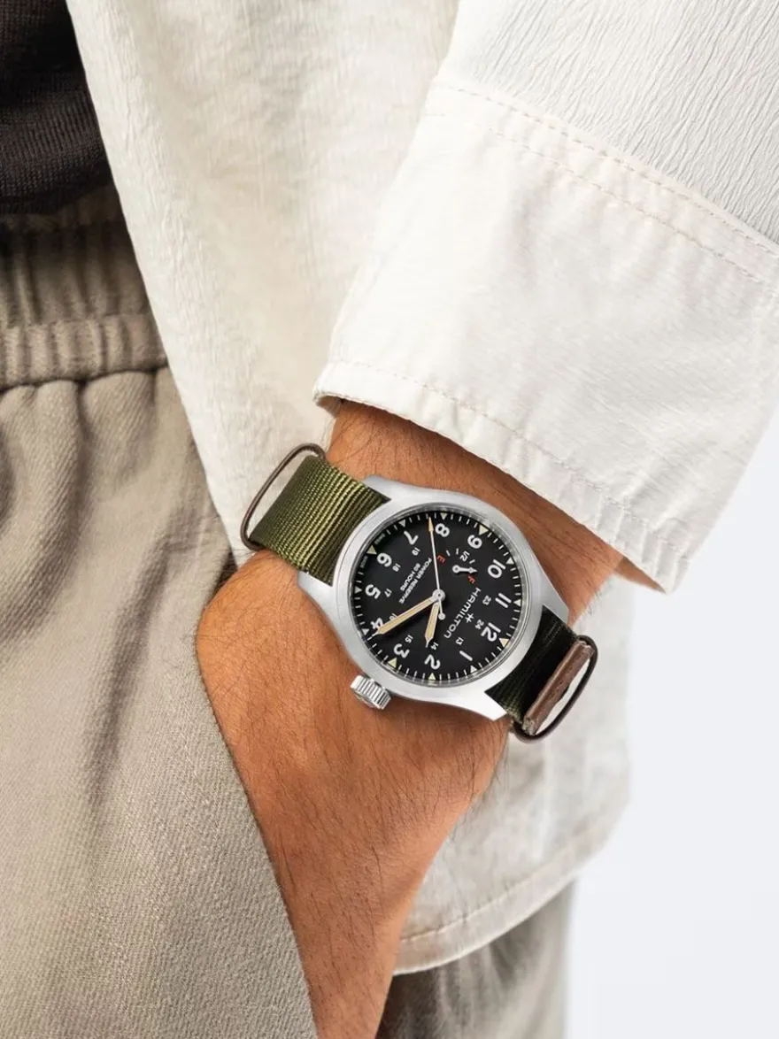 Hamilton Khaki Field Mechanical Power Reserve H69509930 + Luxe Cadeau