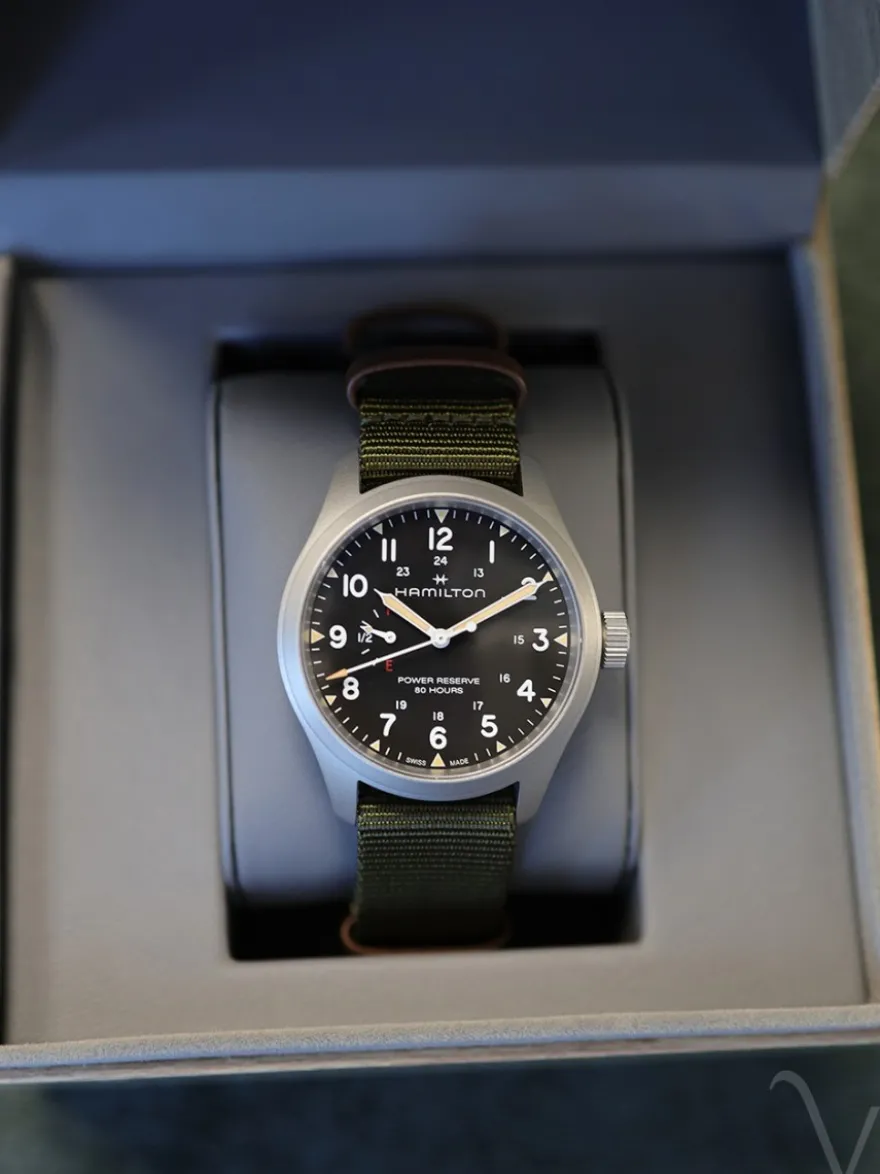 Hamilton Khaki Field Mechanical Power Reserve H69509930 + Luxe Cadeau