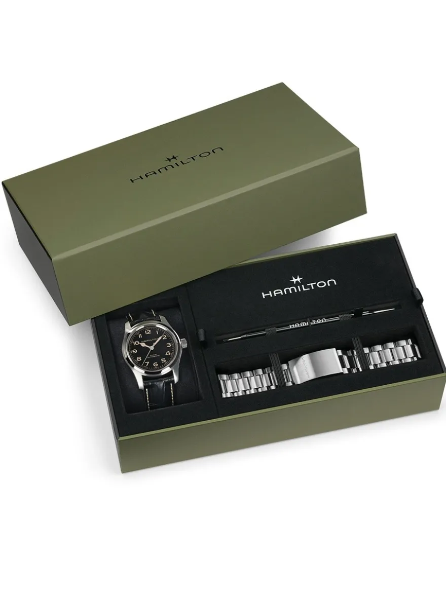 Hamilton Khaki Field Murph 42mm Strapset Edition H70605732 + Luxe Cadeau