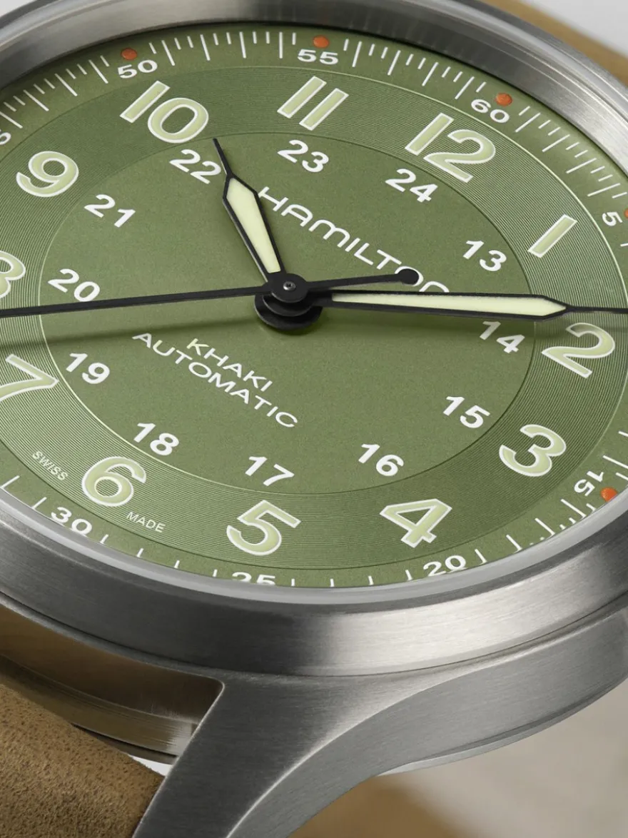 Hamilton Khaki Field Titanium H70545560 + Luxe Cadeau