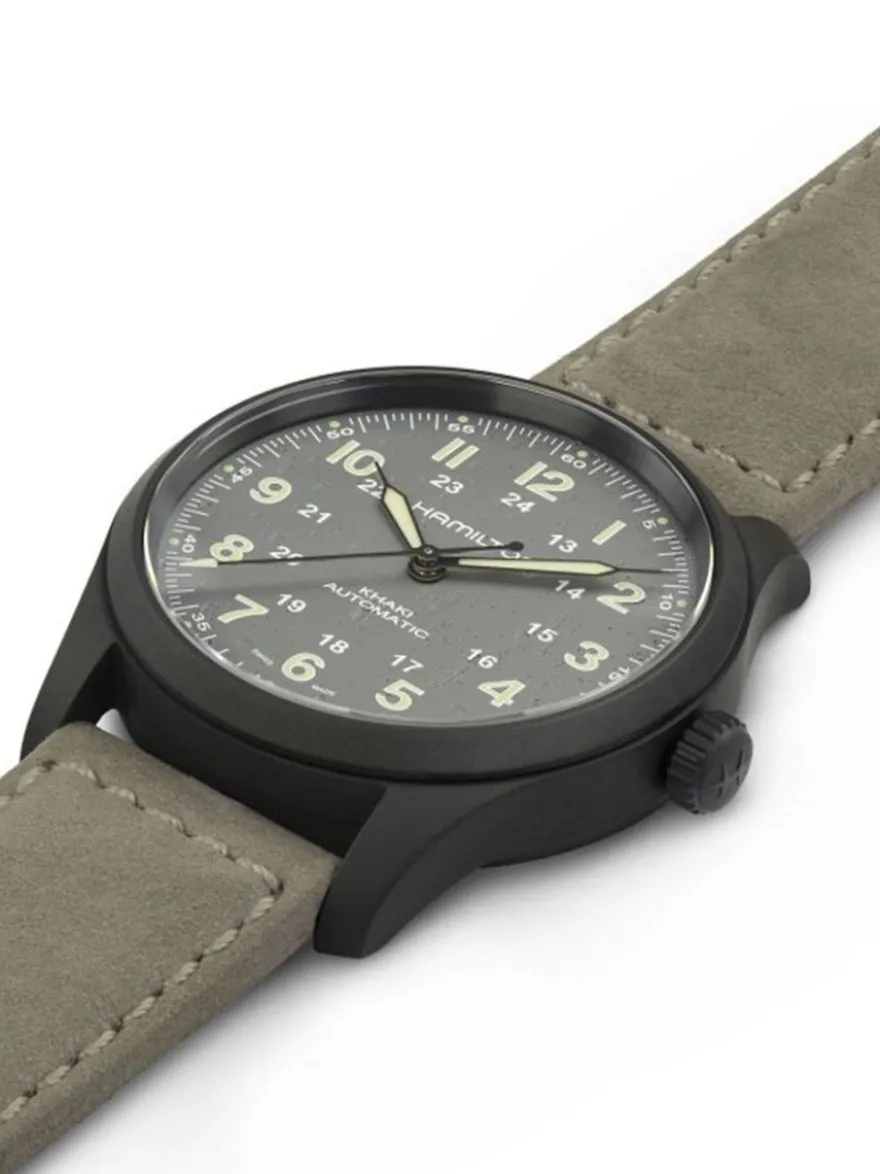 Hamilton Khaki Field Titanium H70215880 + Luxe Cadeau