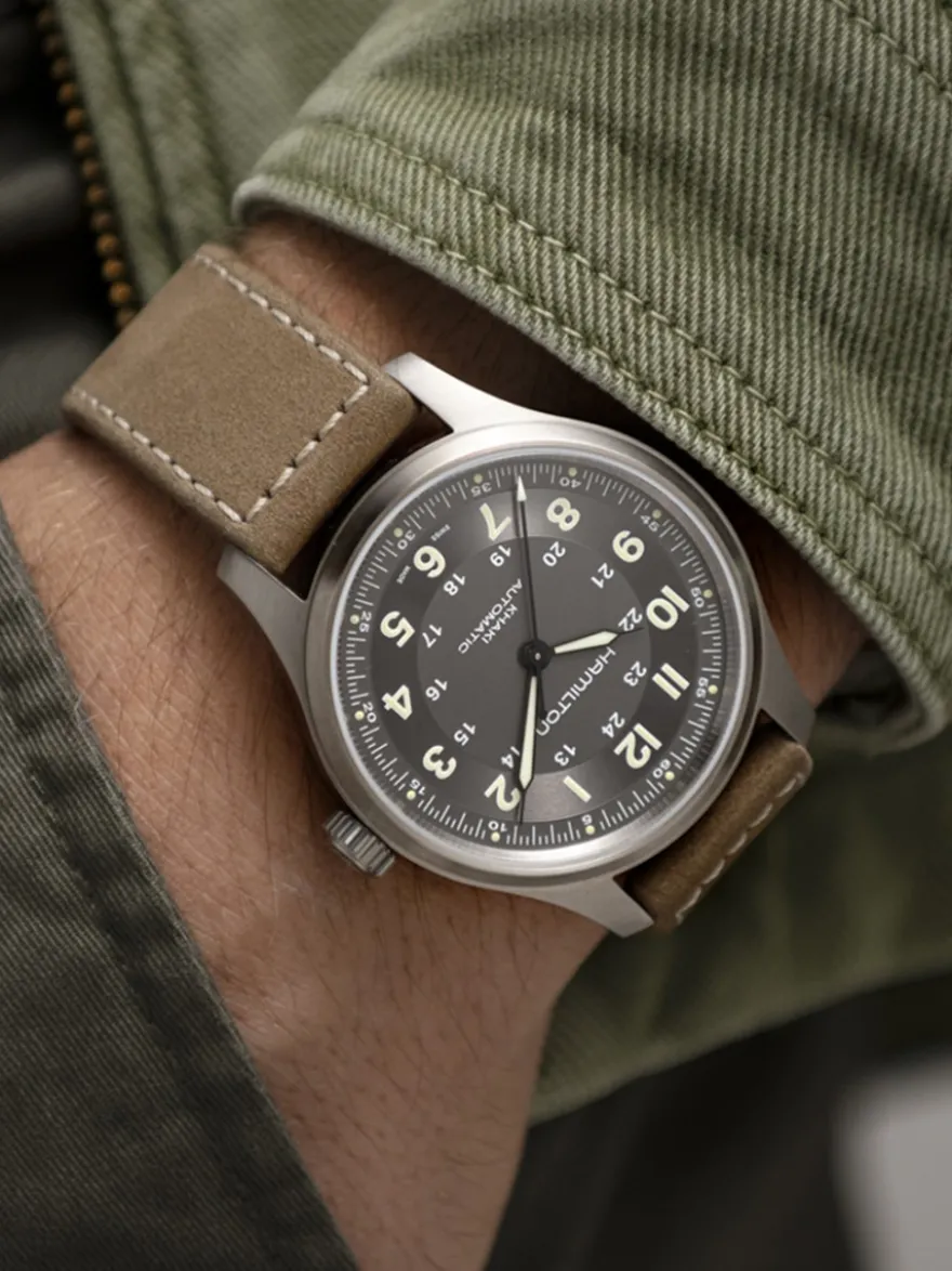 Hamilton Khaki Field Titanium H70545550 + Luxe Cadeau
