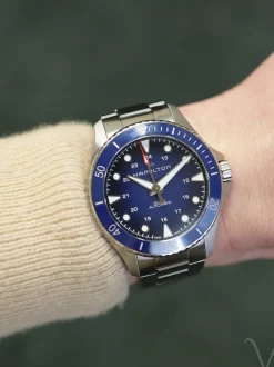 Hamilton Khaki Navy Scuba horloge H82505140 + Luxe Cadeau