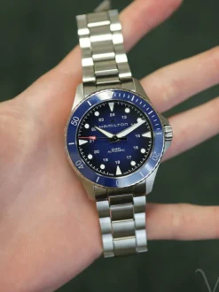 Hamilton Khaki Navy Scuba horloge H82505140 + Luxe Cadeau