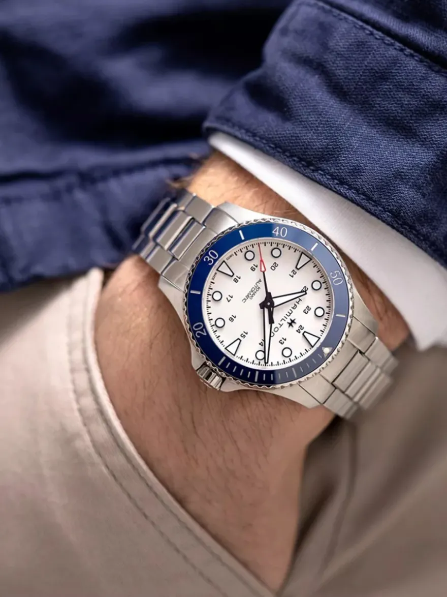 Hamilton Khaki Navy Scuba H82231150 + Luxe Cadeau