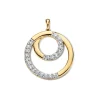 Hanger geelgoud briljant 0,50 crt. + luxe cadeau