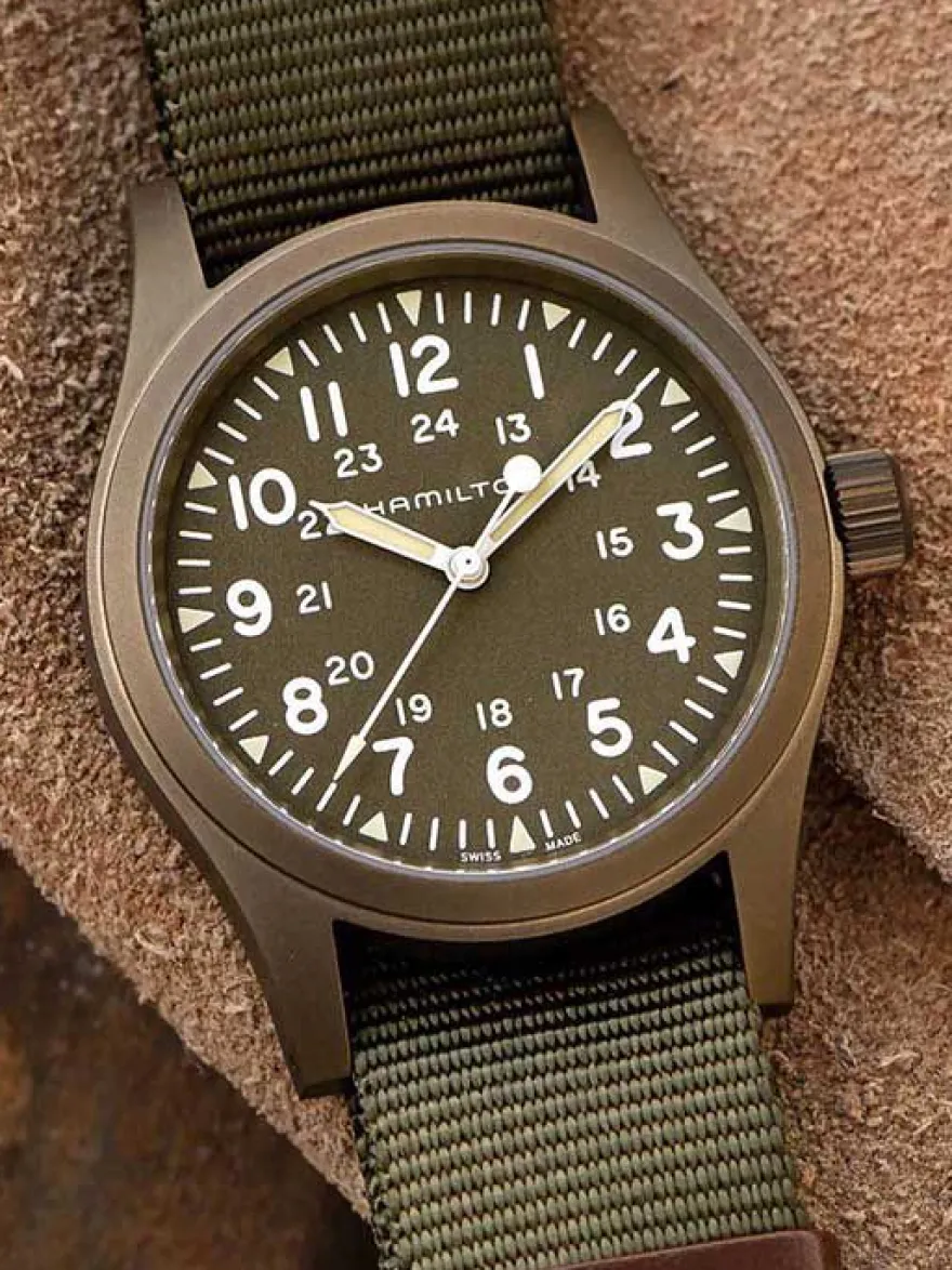 H69449961 Hamilton Khaki Field Mechanical + Luxe Cadeau