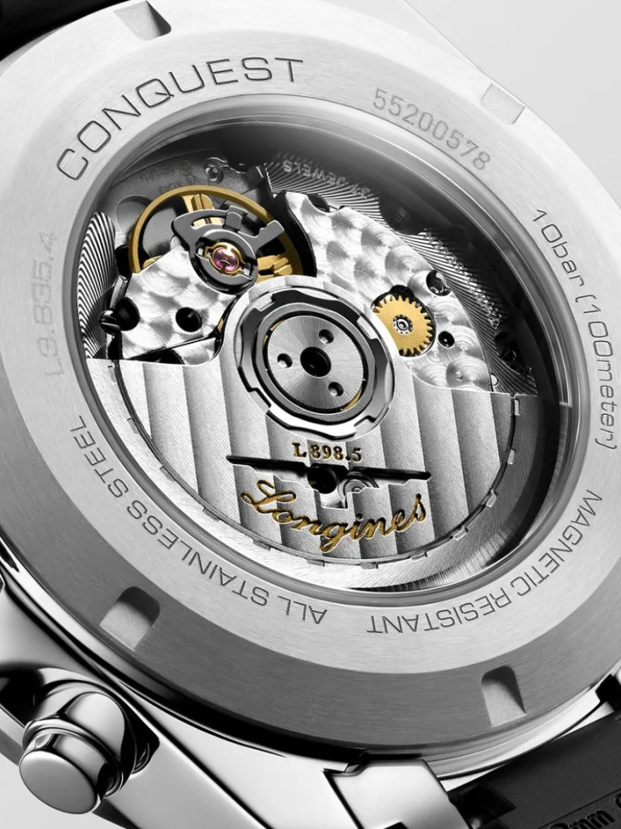 Longines Conquest Chronograph L3.835.4.32.9 + Luxe Cadeau