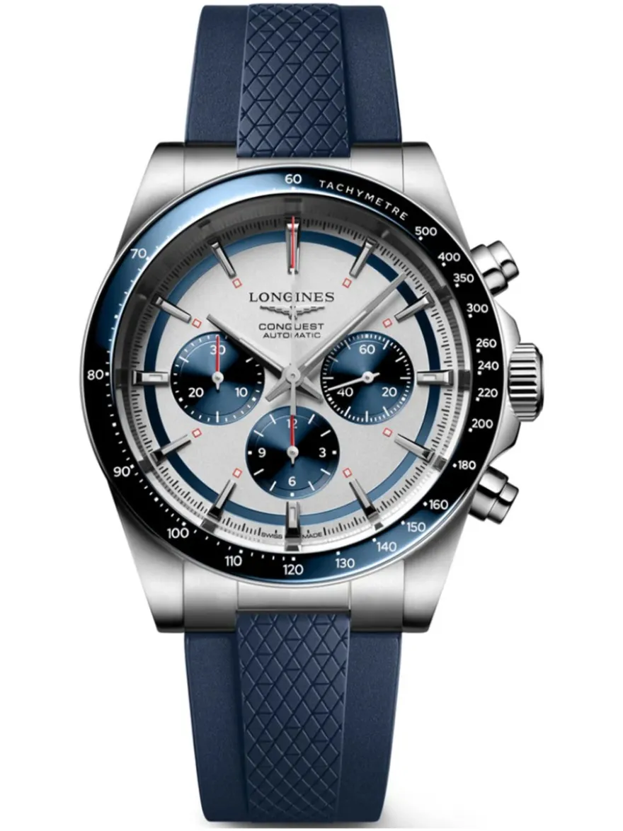 Longines Conquest Chronograph L3.835.4.98.9 + Luxe Cadeau