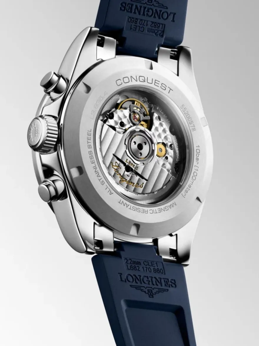 Longines Conquest Chronograph L3.835.4.98.9 + Luxe Cadeau