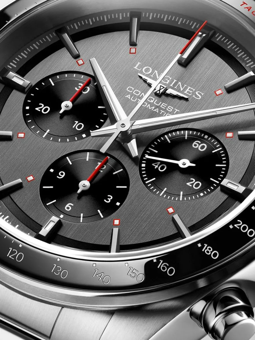 Longines Conquest Chronograph Ski Edition L3.836.4.52.9 + Luxe Cadeau