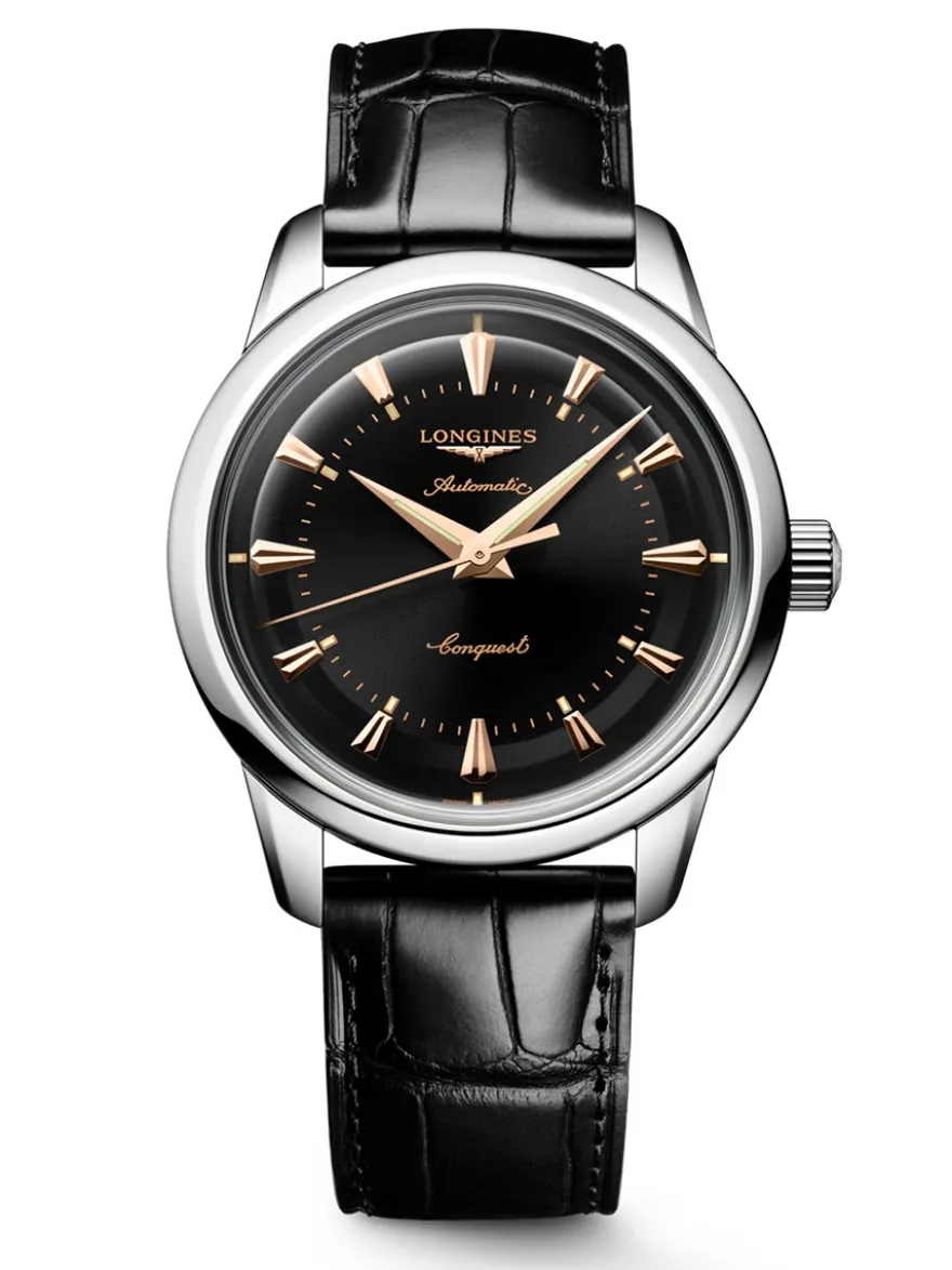 Longines Conquest Heritage 38mm L1.649.4.52.0 + Luxe Cadeau