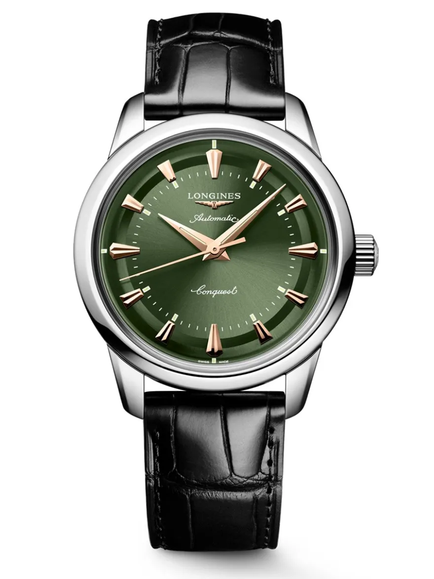 Longines Conquest Heritage 38mm L1.649.4.02.2 + Luxe Cadeau