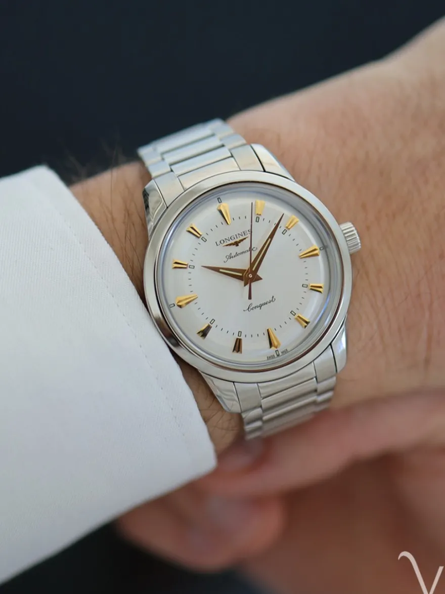 Longines Conquest Heritage 38mm L1.649.4.72.6 + Luxe Cadeau