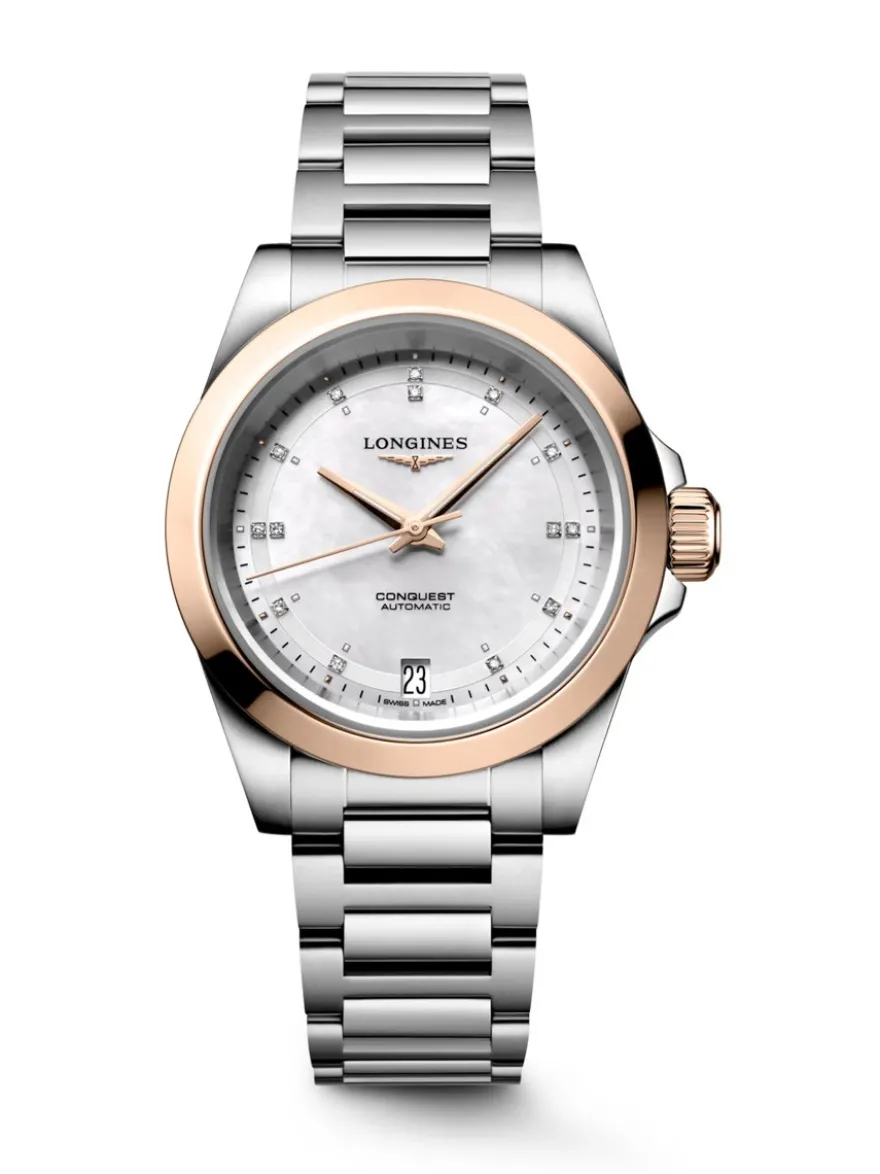 Longines Conquest 34mm L3.430.5.87.6 + Luxe Cadeau