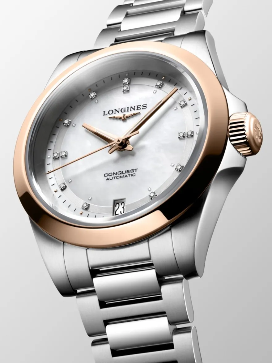 Longines Conquest 34mm L3.430.5.87.6 + Luxe Cadeau