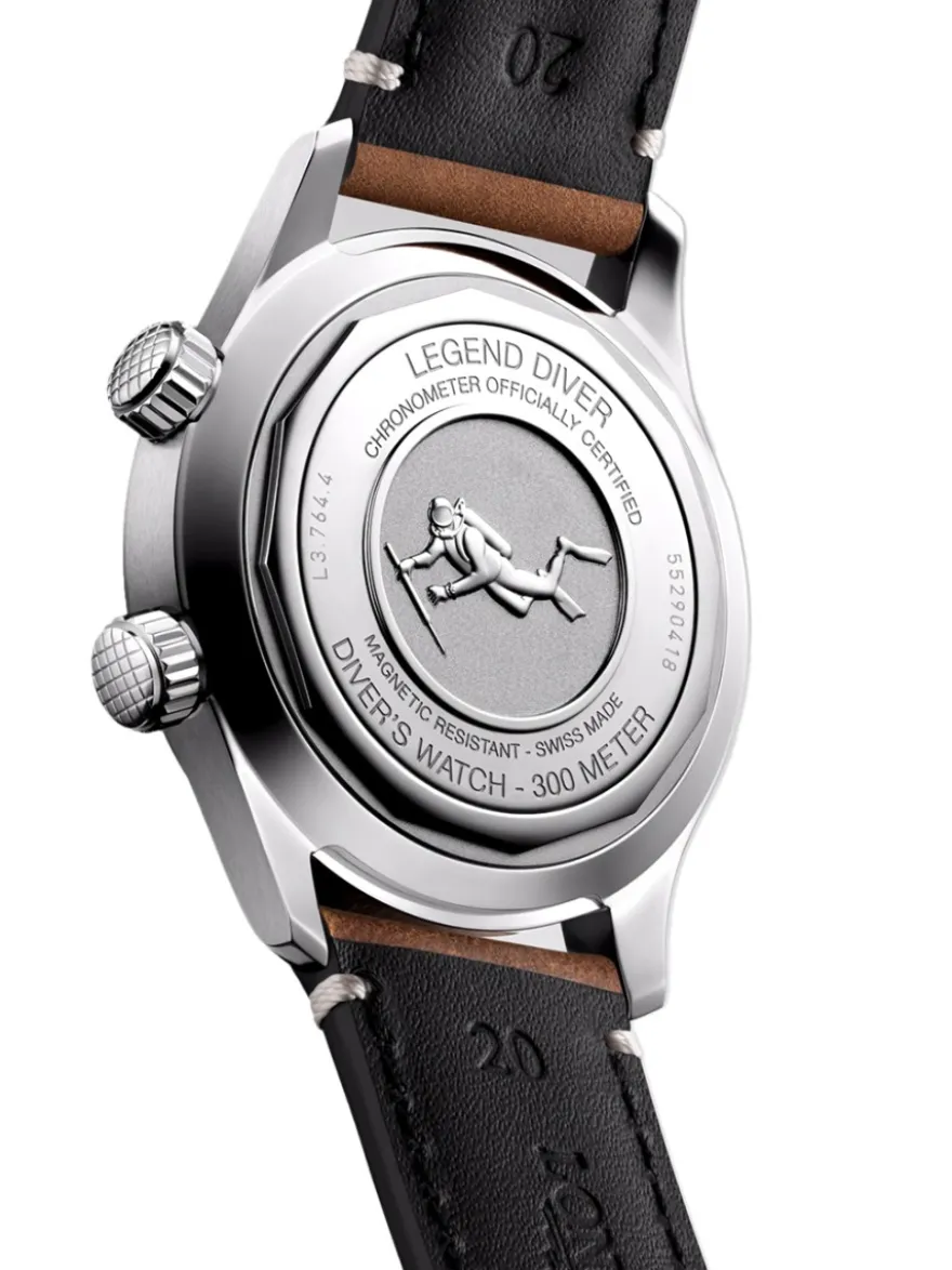 Longines Heritage Legend Diver L3.764.4.50.0 + Luxe Cadeau