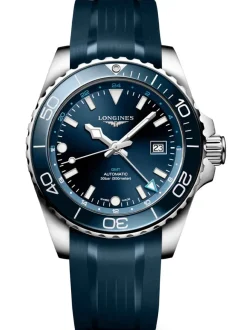 Longines HydroConquest Auto GMT L3.890.4.96.9 + Luxe Cadeau