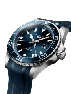 Longines HydroConquest Auto GMT L3.890.4.96.9 + Luxe Cadeau