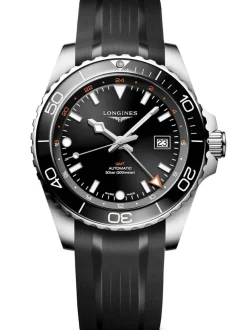 Longines HydroConquest Auto GMT L3.890.4.56.9 + Luxe Cadeau