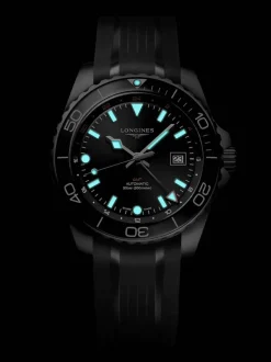 Longines HydroConquest Auto GMT L3.890.4.56.9 + Luxe Cadeau