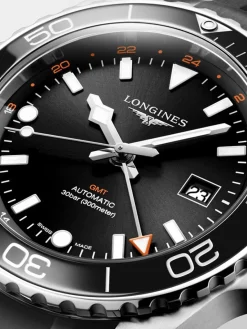 Longines HydroConquest Auto GMT L3.890.4.56.9 + Luxe Cadeau