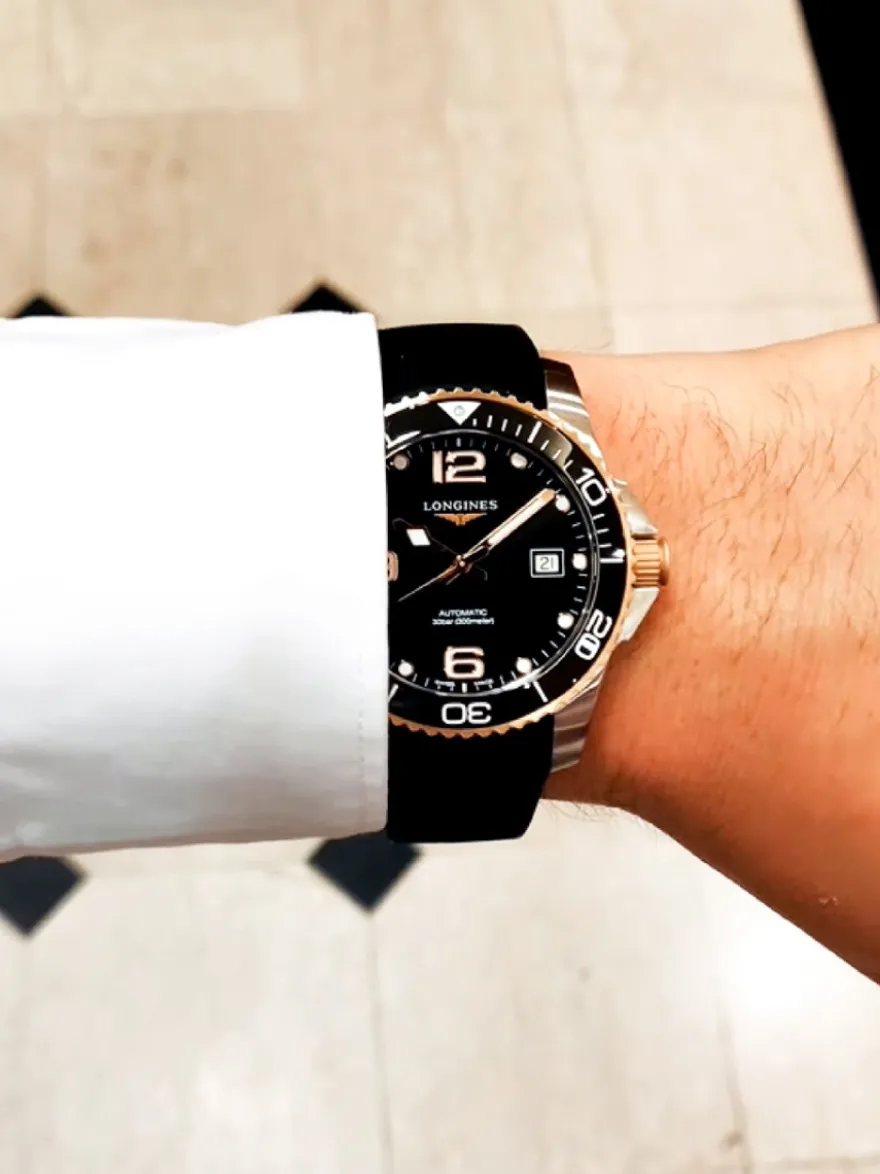 Longines HydroConquest Auto 41 mm horloge L37813589 + Luxe Cadeau