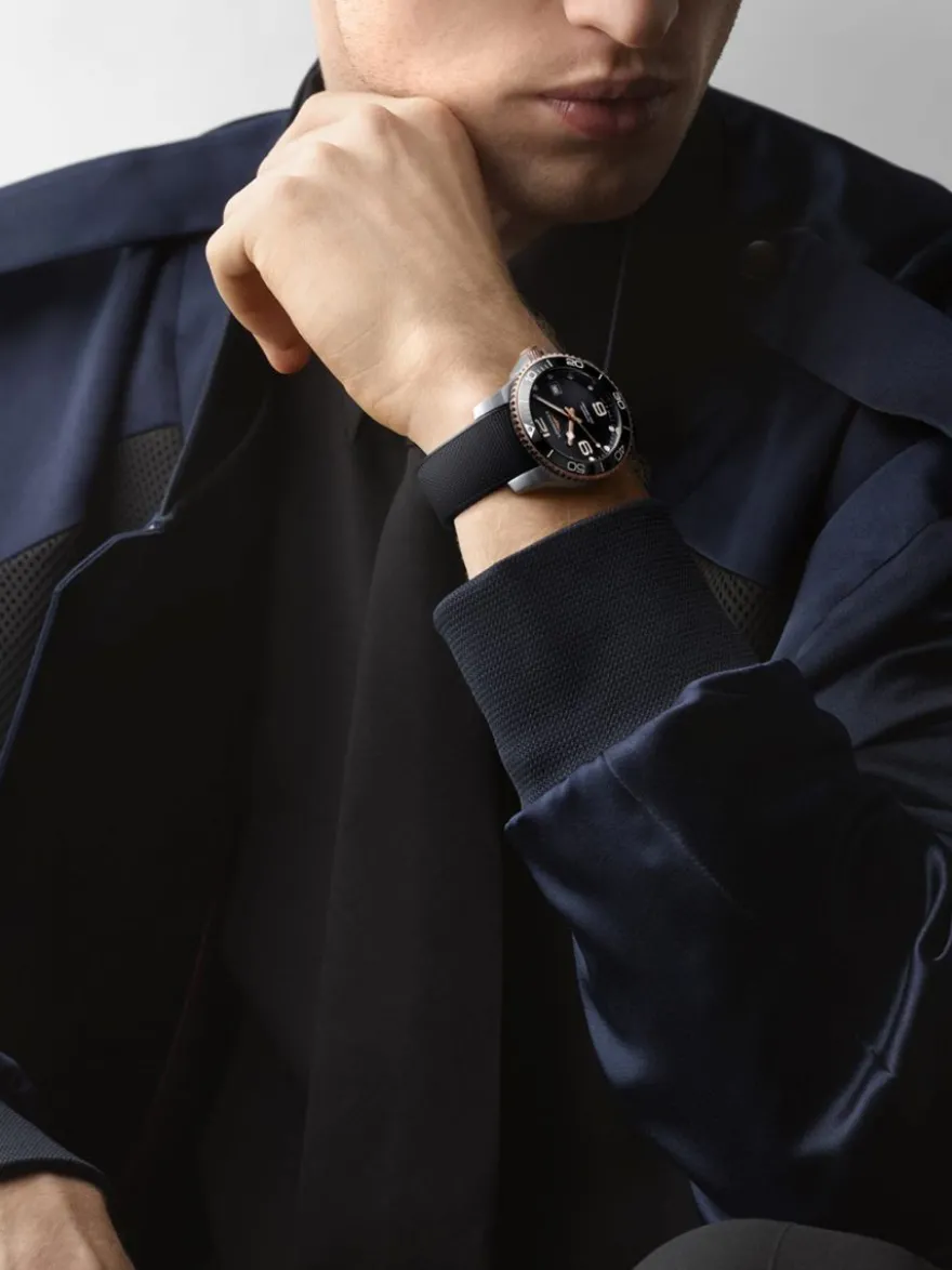 Longines HydroConquest Auto 41 mm horloge L37813589 + Luxe Cadeau