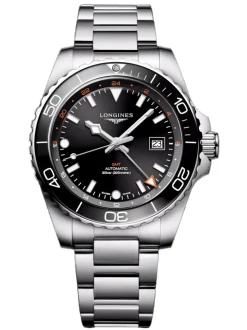 Longines HydroConquest Auto GMT L3.890.4.56.6 + Luxe Cadeau