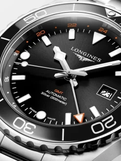 Longines HydroConquest Auto GMT L3.890.4.56.6 + Luxe Cadeau