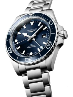 Longines HydroConquest Auto GMT L3.890.4.96.6 + Luxe Cadeau