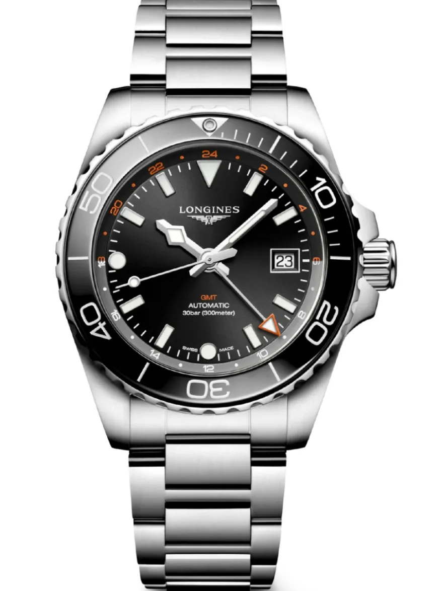 Longines HydroConquest Auto 41mm L3.790.4.56.6 + Luxe Cadeau