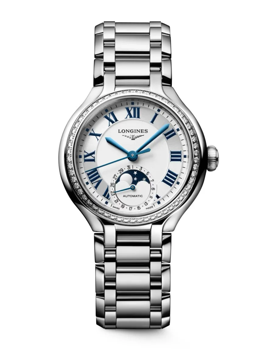 Longines PrimaLuna Moonphase 34mm L8.126.0.71.6 + Luxe Cadeau