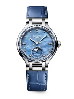 Longines PrimaLuna Moonphase 34mm L8.126.0.97.2 + Luxe Cadeau