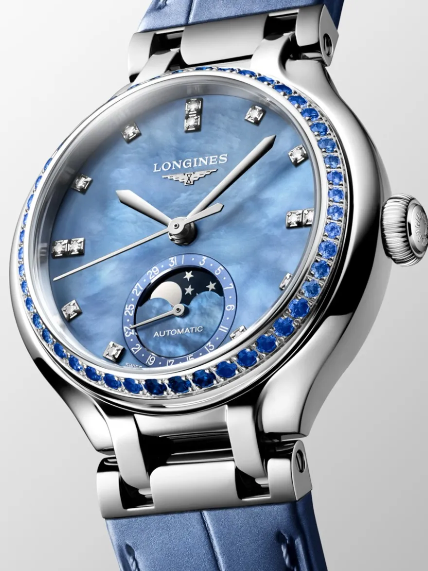Longines PrimaLuna Moonphase 34mm L8.126.0.97.2 + Luxe Cadeau