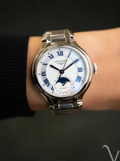 Longines PrimaLuna Moonphase 34mm L8.126.4.71.6 + Luxe Cadeau