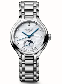 Longines PrimaLuna Moonphase 34mm L8.126.4.87.6 + Luxe Cadeau