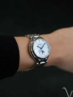 Longines PrimaLuna Moonphase 34mm L8.126.4.87.6 + Luxe Cadeau