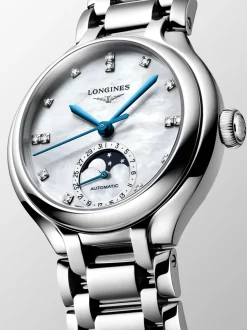 Longines PrimaLuna Moonphase 34mm L8.126.4.87.6 + Luxe Cadeau