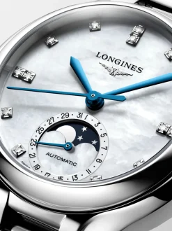 Longines PrimaLuna Moonphase 34mm L8.126.4.87.6 + Luxe Cadeau